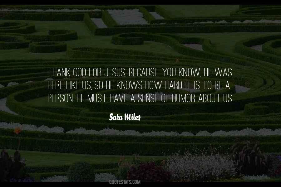 Thank Jesus Quotes #332691