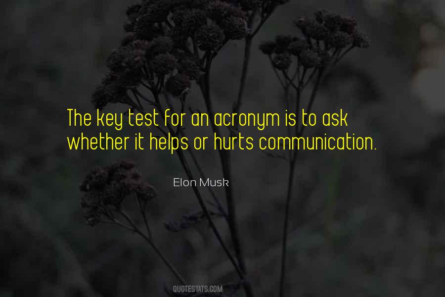 Key To Communication Quotes #1654328