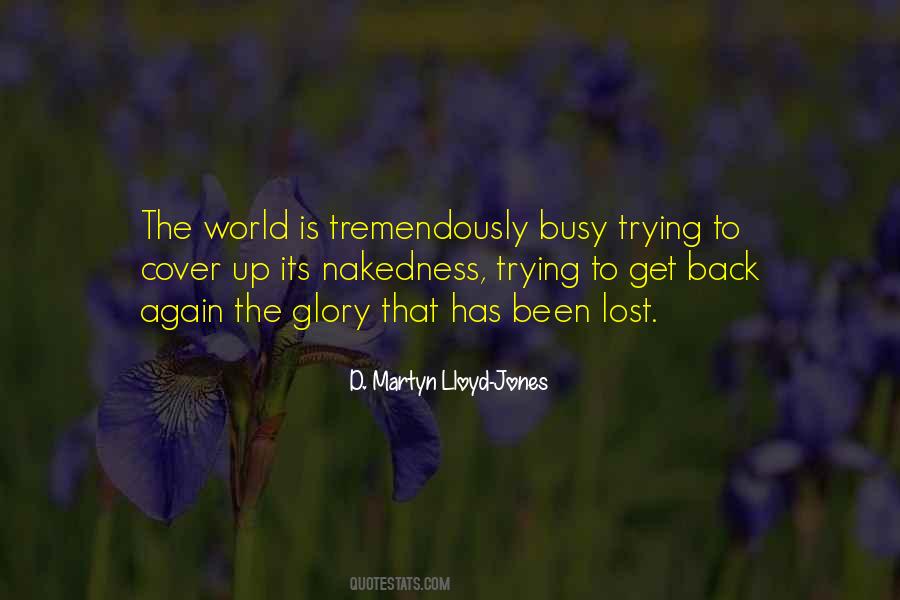 Lost Glory Quotes #500964