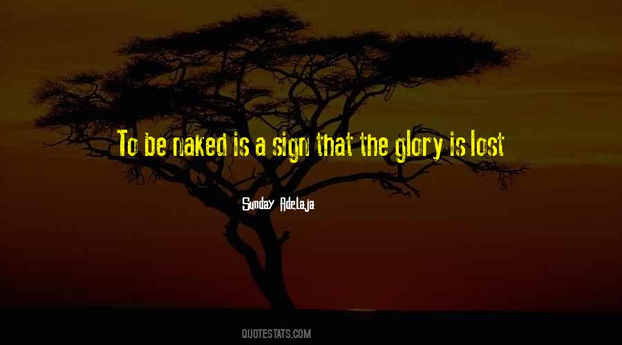 Lost Glory Quotes #52538