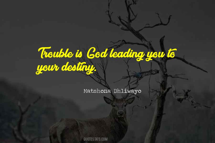 God Leading Quotes #351117