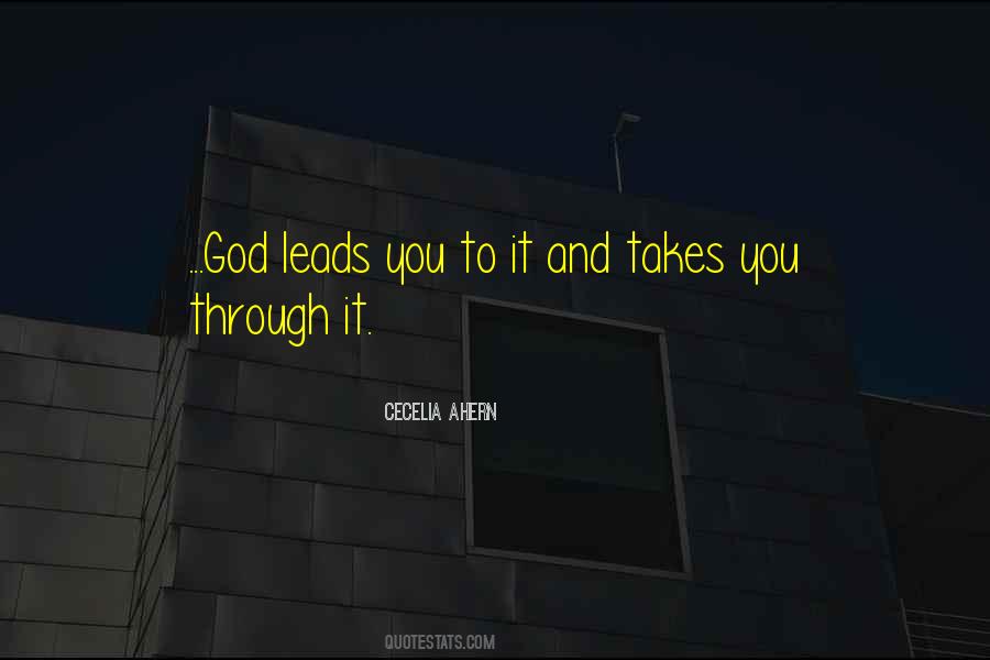 God Leads Quotes #1535341