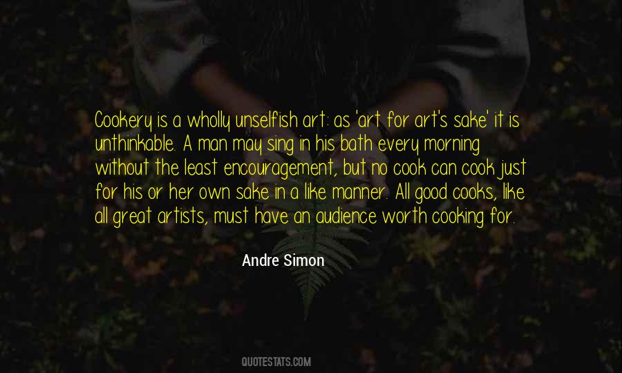 Own Cooking Quotes #118802