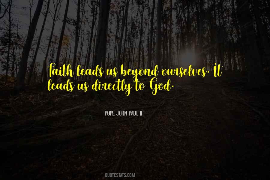 God Leads Us Quotes #1707499