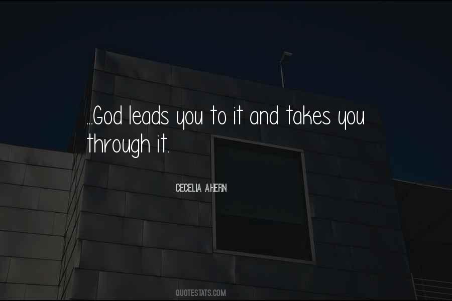 God Leads You Quotes #1535341