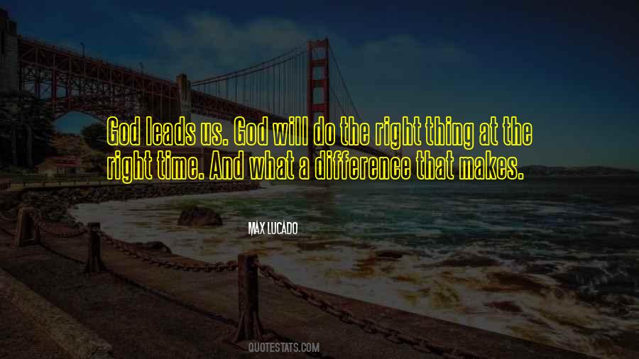 God Leads You Quotes #230464