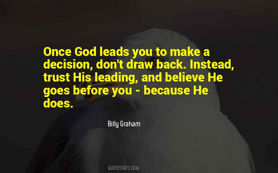 God Leads You Quotes #329974