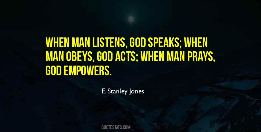 God Listens To Us Quotes #899677