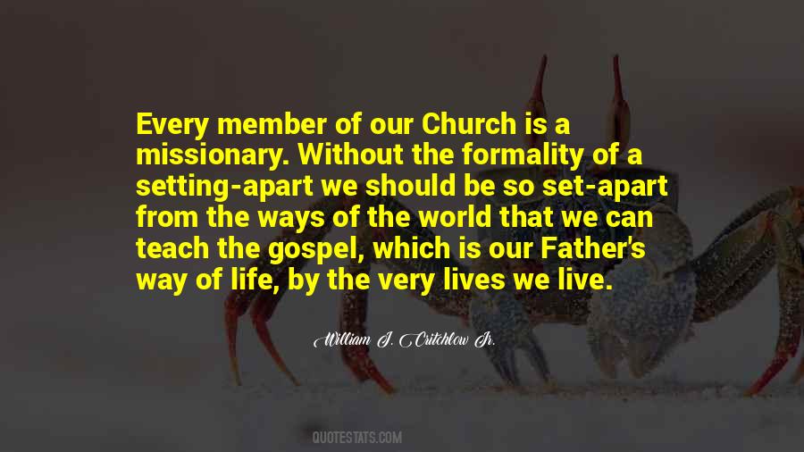 Live The Gospel Quotes #1368235