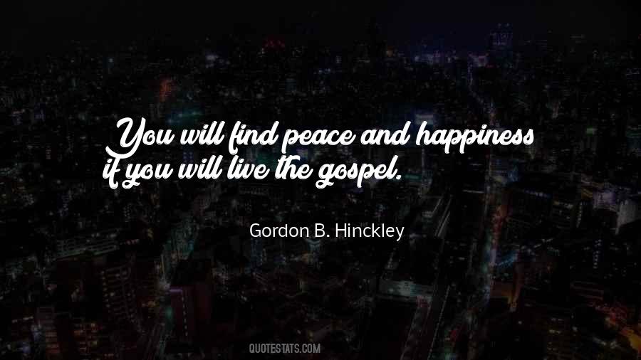 Live The Gospel Quotes #1542198