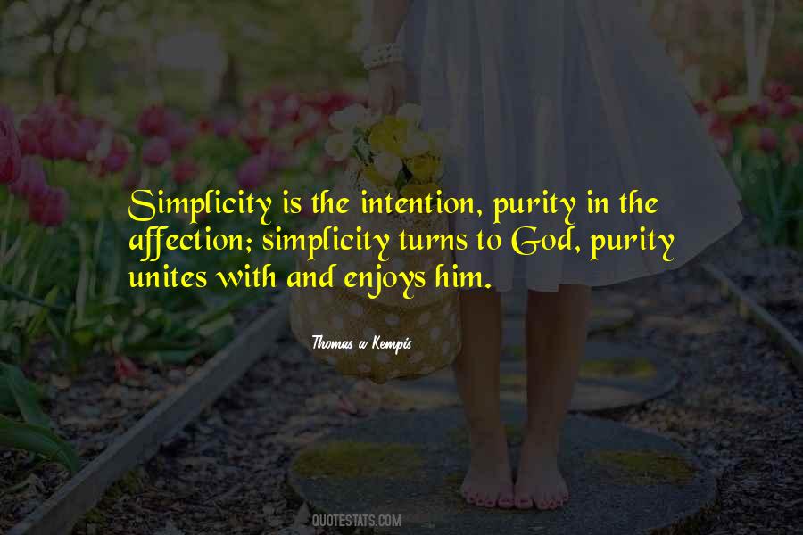 Simplicity God Quotes #1657002