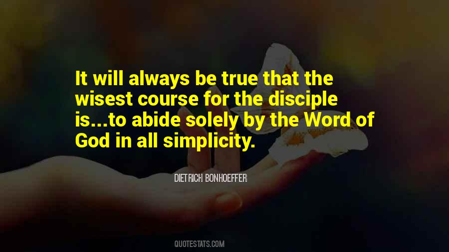 Simplicity God Quotes #1763976