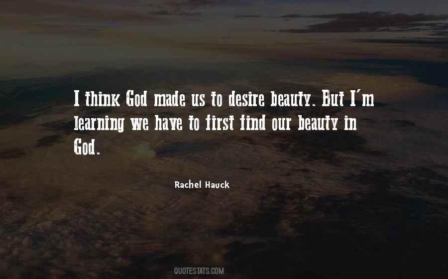 God Made Beauty Quotes #103937