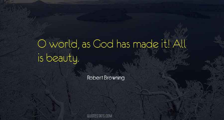 God Made Beauty Quotes #251892