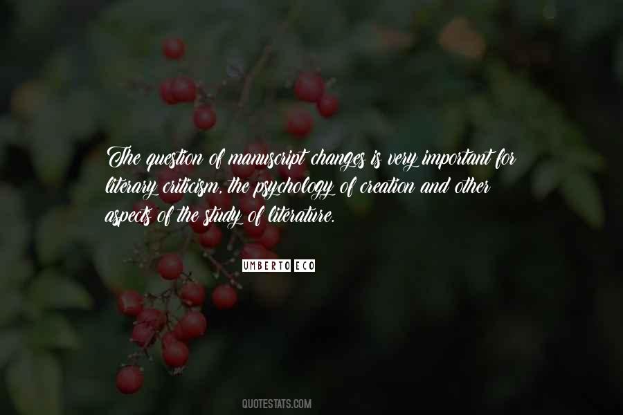 Important Literary Quotes #950638