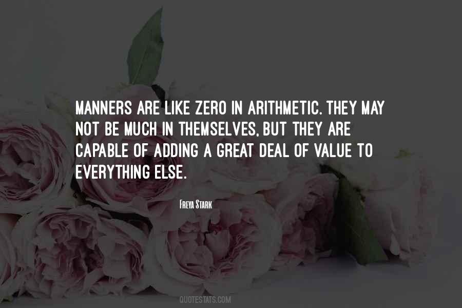 Value Of Zero Quotes #255347