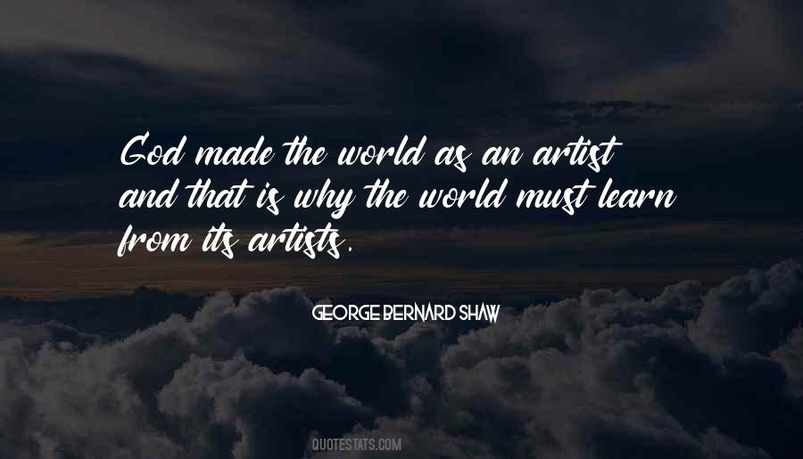 God Made The World Quotes #746197