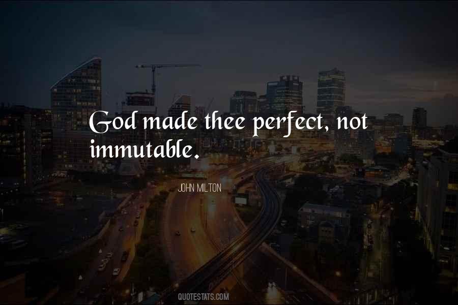God Made You Perfect Quotes #1804250