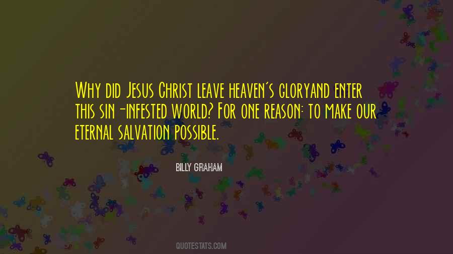 Billy Graham Salvation Quotes #689759