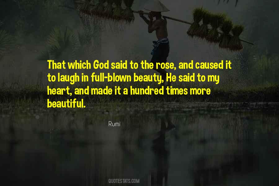 God Made You So Beautiful Quotes #966218