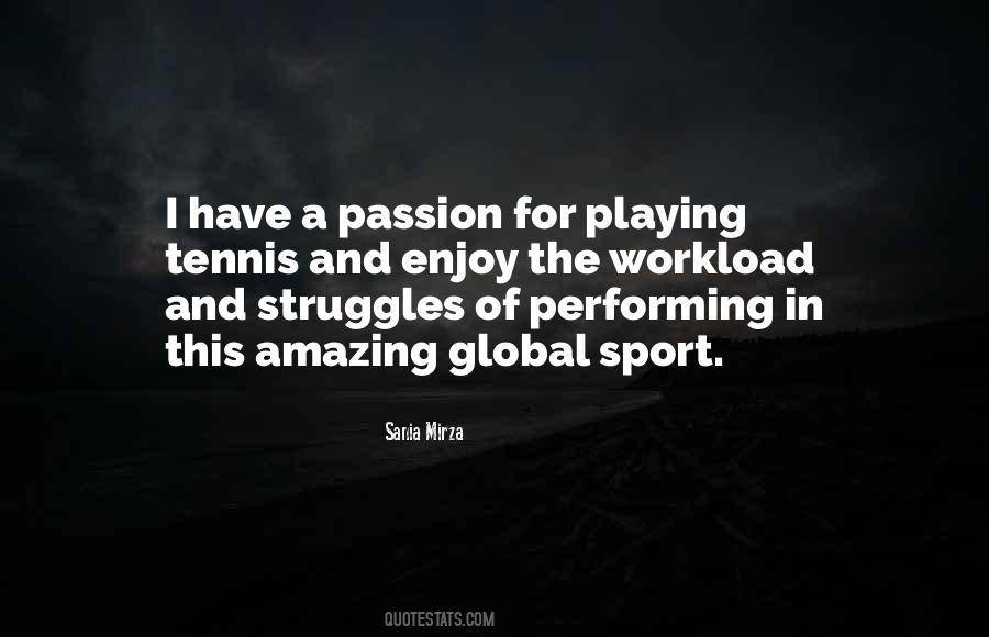 Enjoy Tennis Quotes #749893
