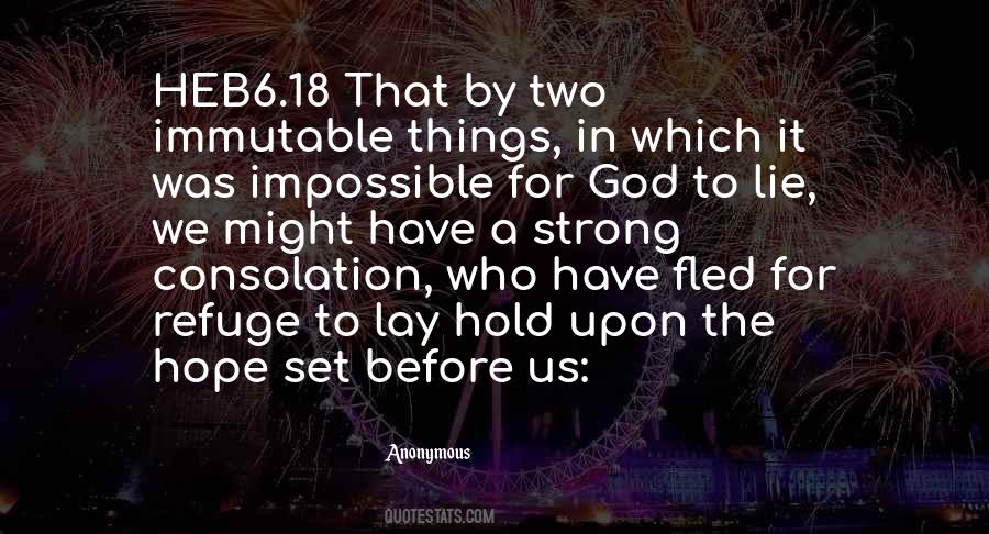 God My Refuge Quotes #1187844