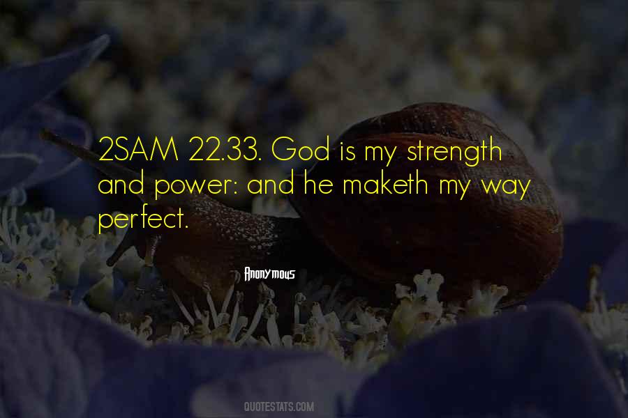 God My Strength Quotes #1833529