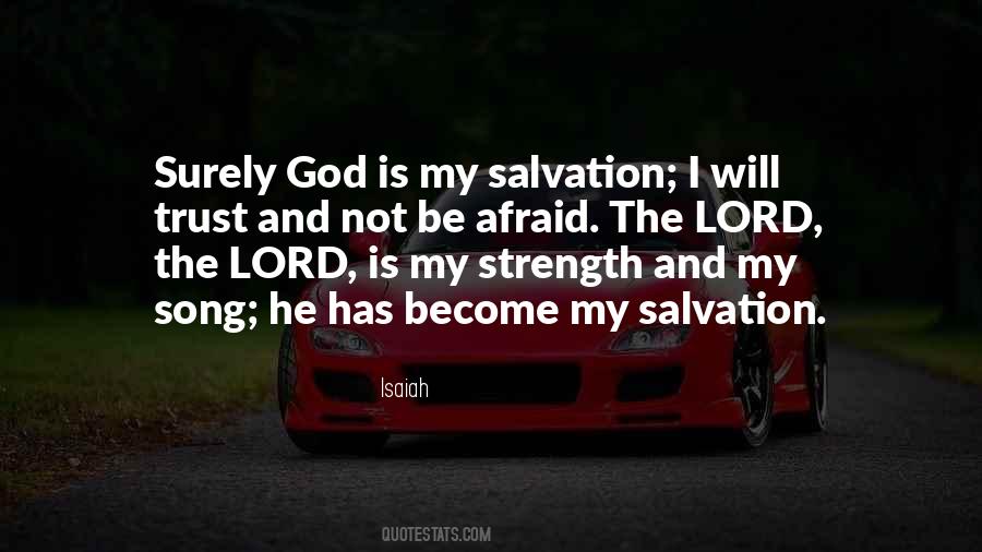 God My Strength Quotes #786142