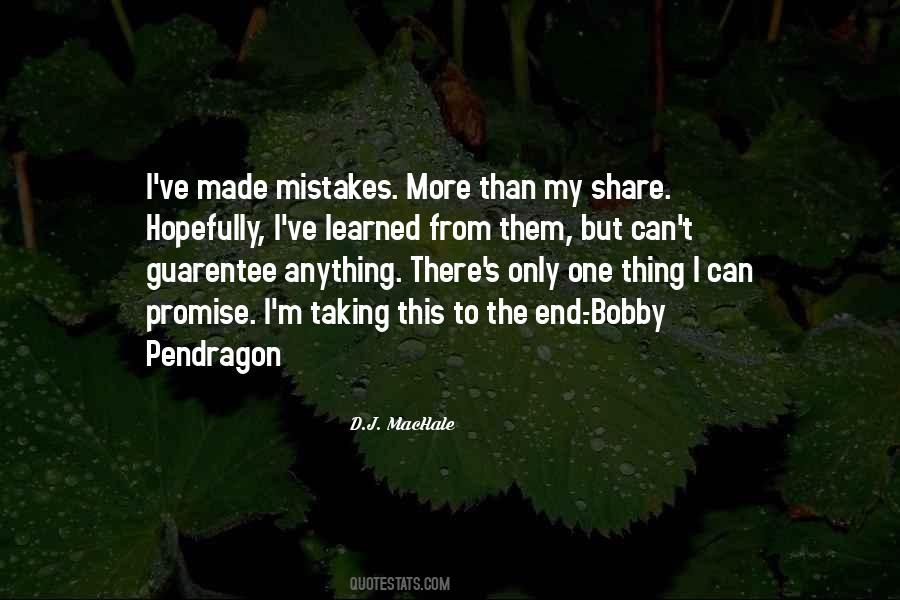 Mistakes Inspirational Quotes #507552