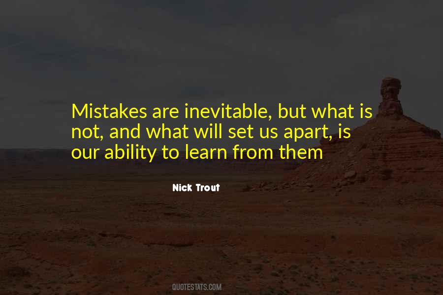 Mistakes Inspirational Quotes #900911