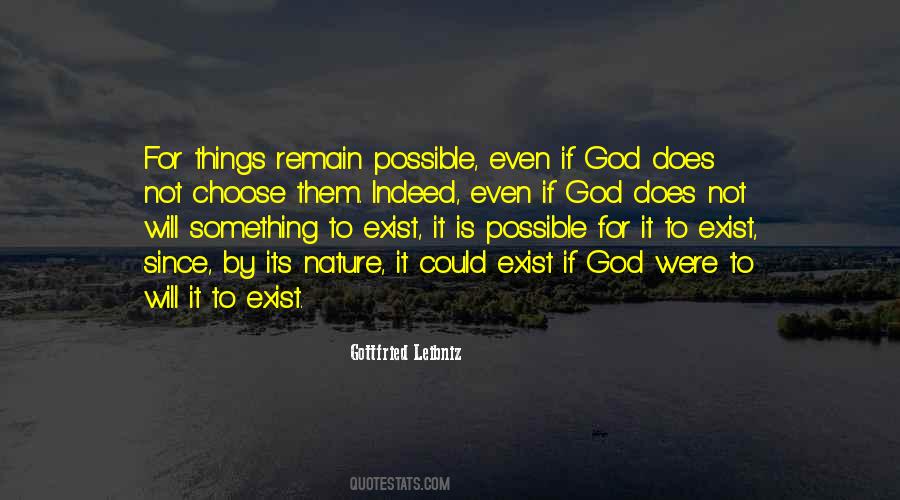 God Not Exist Quotes #129838