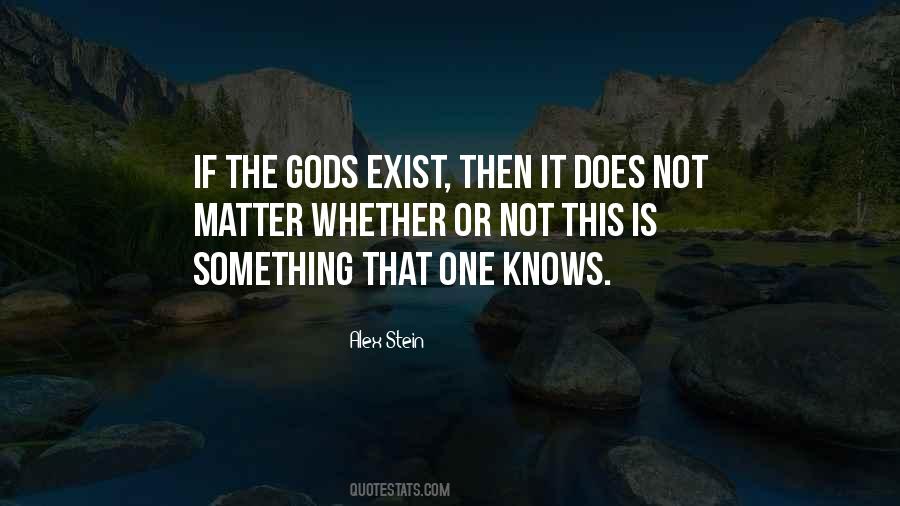 God Not Exist Quotes #623159