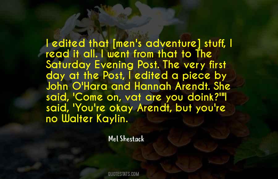 Evening Post Quotes #633426