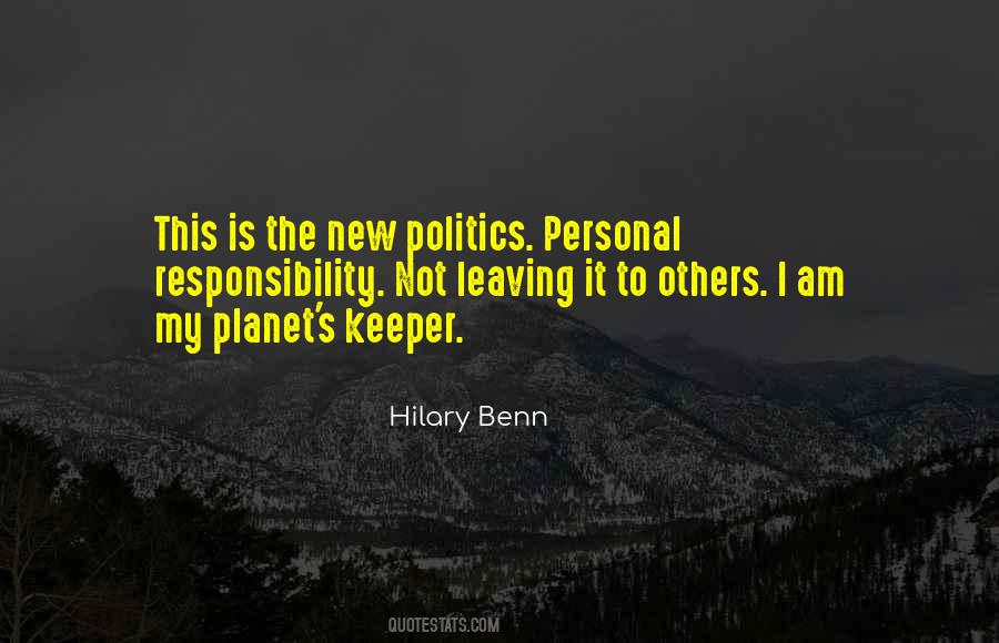 Politics Is Personal Quotes #1666195