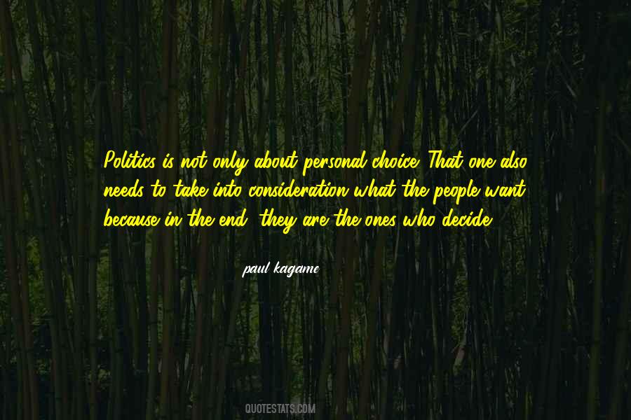 Politics Is Personal Quotes #172241
