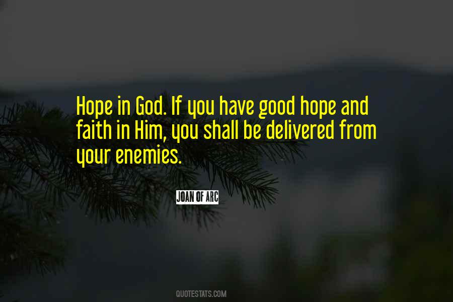 God Of Hope Quotes #13486