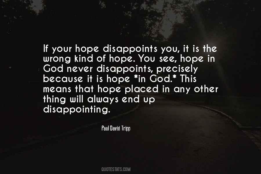 God Of Hope Quotes #141341