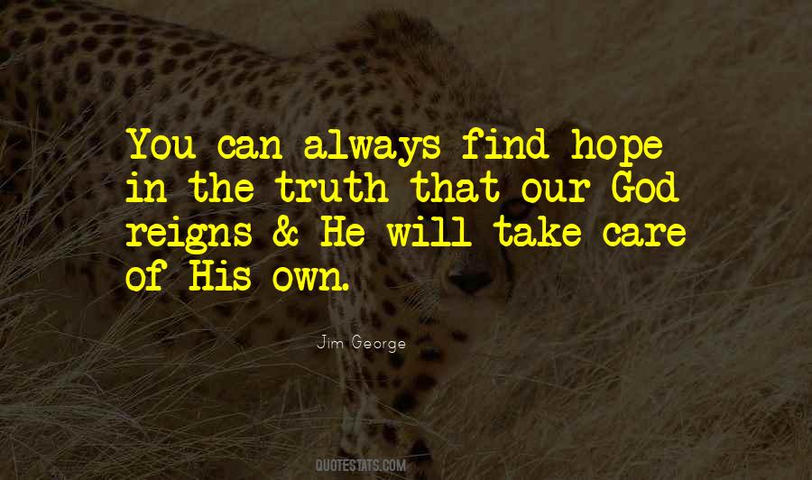 God Of Hope Quotes #84718