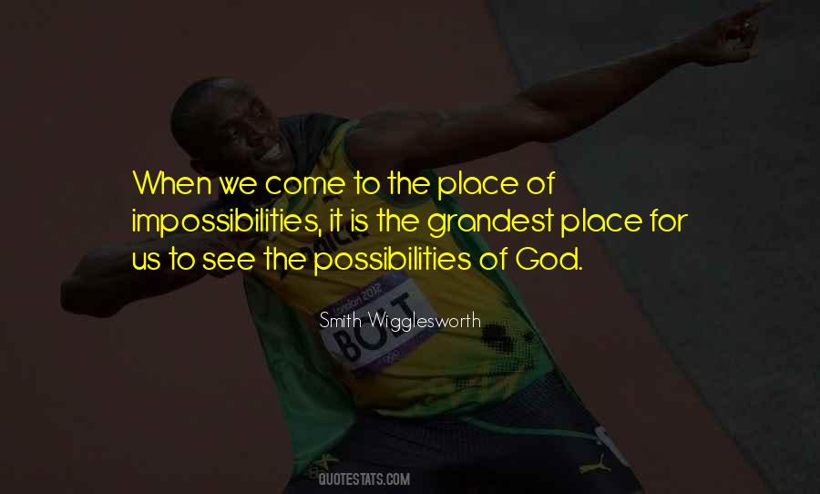 God Of Impossibilities Quotes #134775