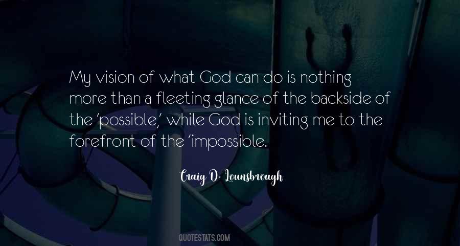 God Of Impossibilities Quotes #1772716