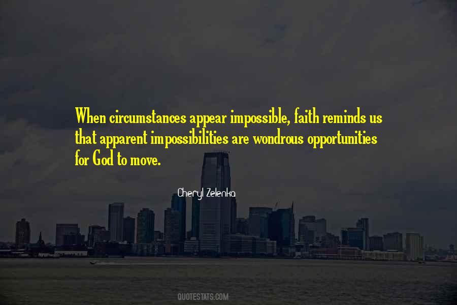 God Of Impossibilities Quotes #1814071