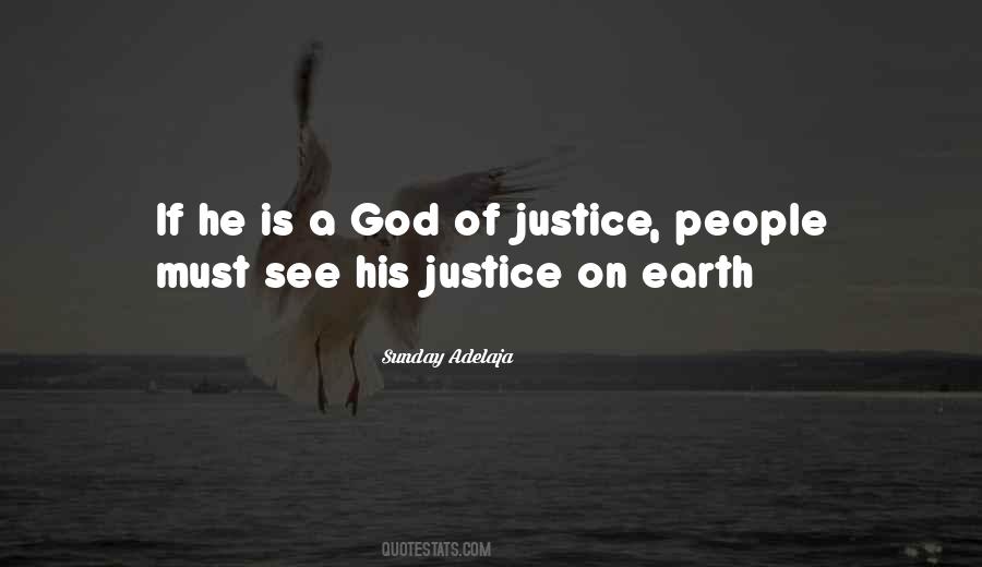 God Of Justice Quotes #1865585