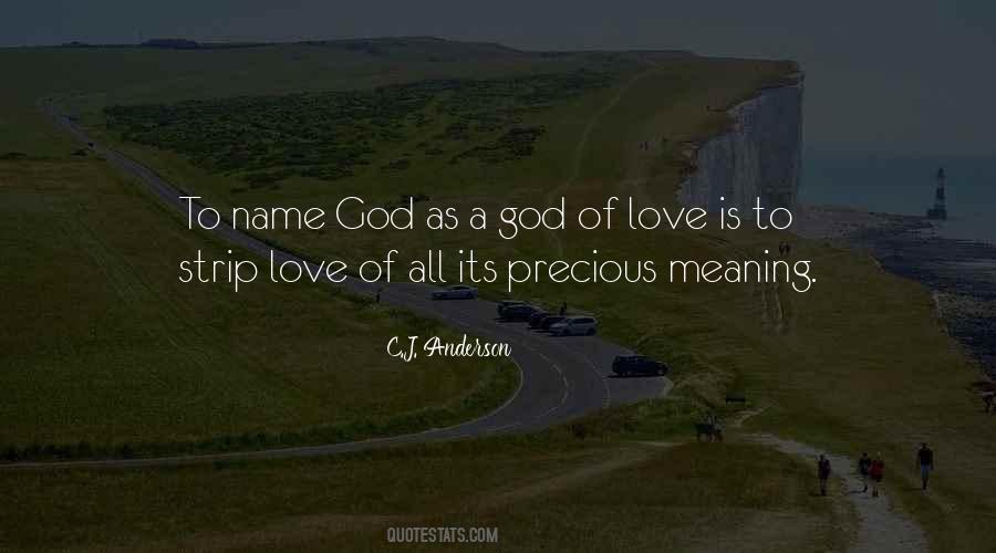 God Of Love Quotes #1046889