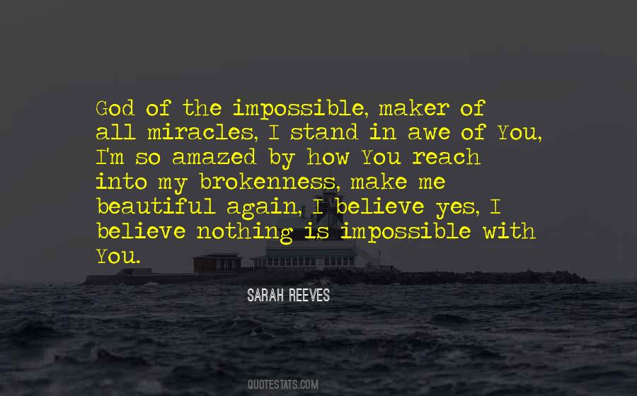 God Of Miracles Quotes #1090686