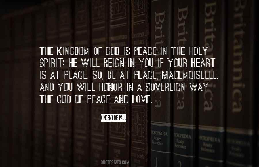 God Of Peace Quotes #1820098
