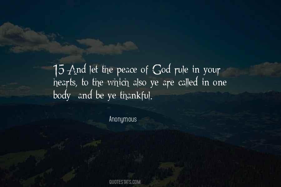 God Of Peace Quotes #204034