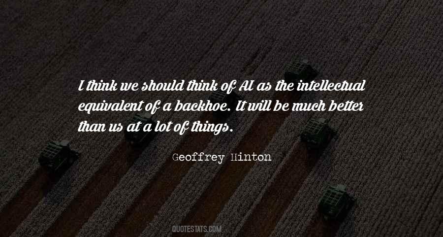 Intellectual Thinking Quotes #1396517