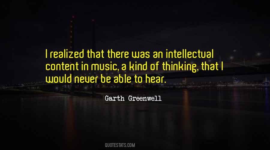 Intellectual Thinking Quotes #1553092