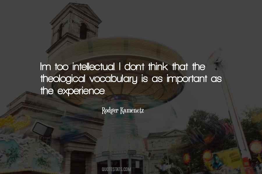 Intellectual Thinking Quotes #1819523