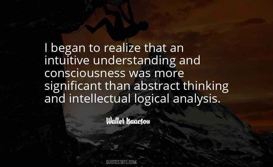 Intellectual Thinking Quotes #888069